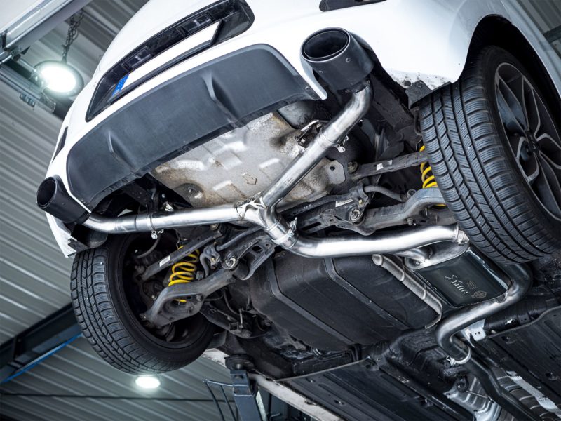 Bull-X Valved Abgasanlage 3 EWG Carbon Oval für Kia Ceed GT JD